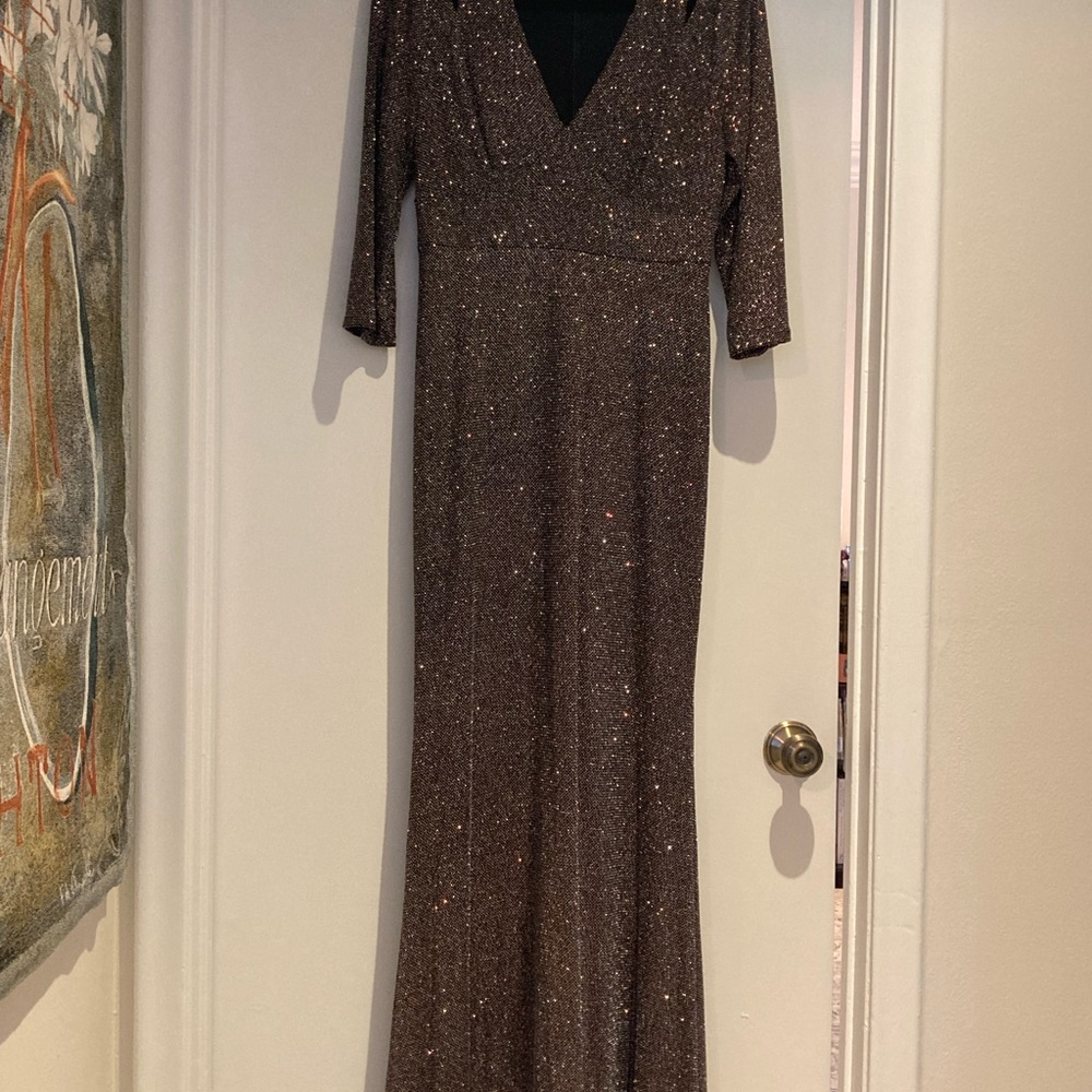 Make an entrance! Slinky mermaid glitter dress - beautiful jewel tone glitter.